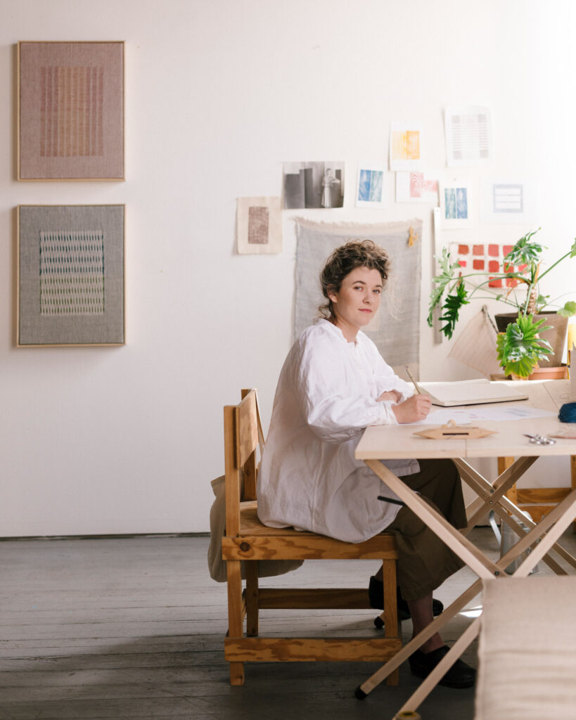 Rachel DuVall in her studio, Photography by Carmen Chan