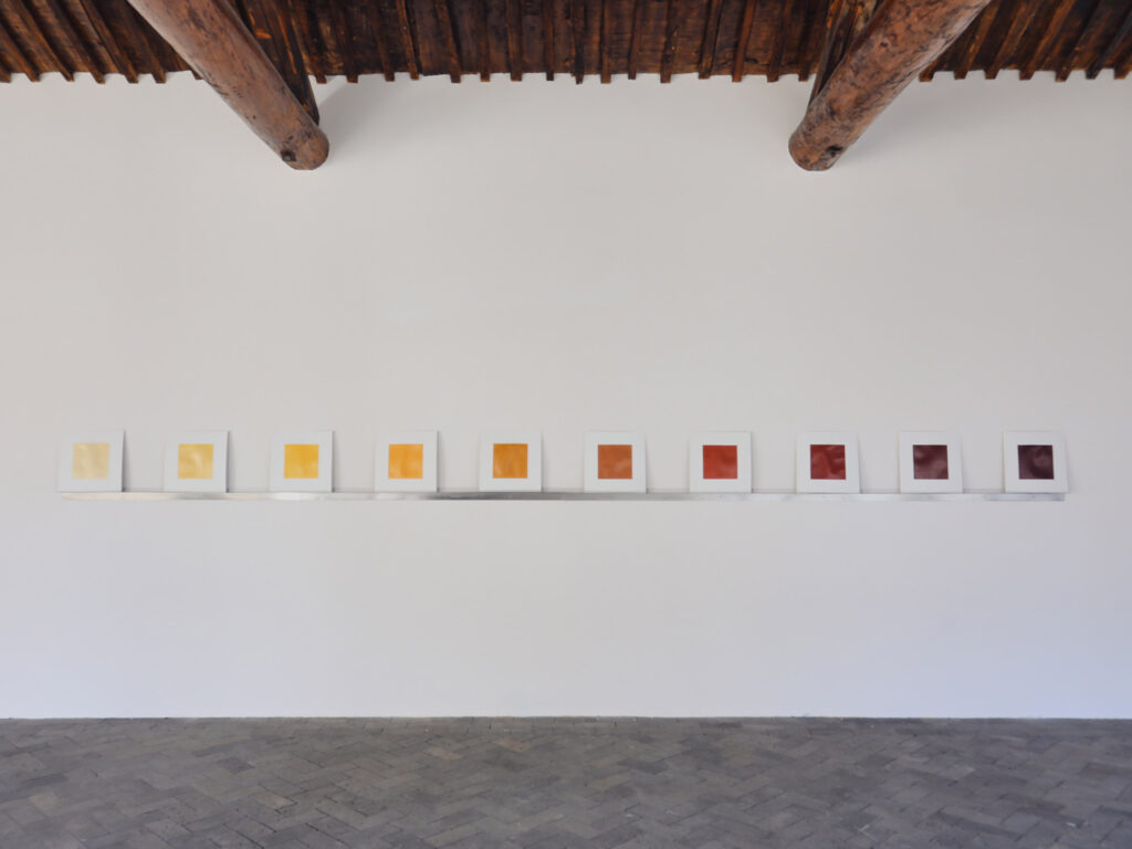 Installation View of "One Pencil Only" by Lucinda Burgess on view at Space of Time Gallery © Courtesy of Space of Time Gallery, Photo by Pan Shaofan